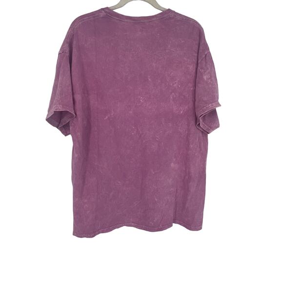 Officially Licensed Van Halen 1979 Tour T-Shirt Pink Acid Wash Large NWOT - Picture 3 of 6